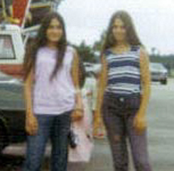 Shari and Jo stopped at South of the Border on their way to Florida when they were  just 14 and 15